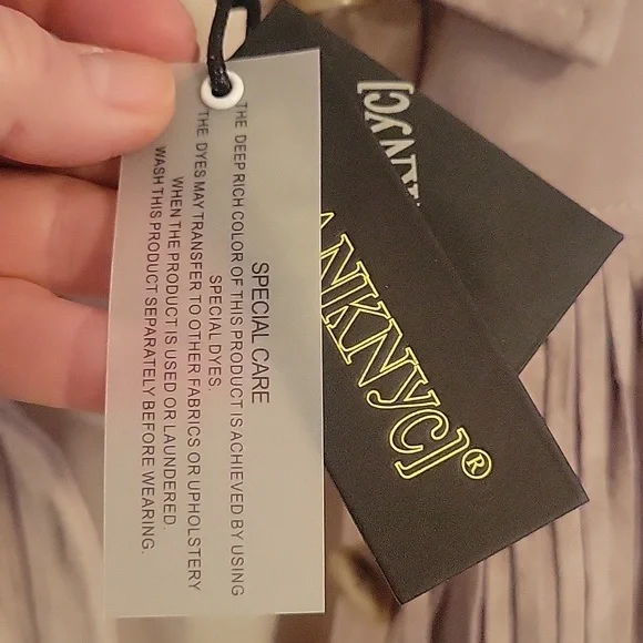 *NEW WITH TAGS* Blank NYC Suede Fringe Jacket - Picture 6 of 8